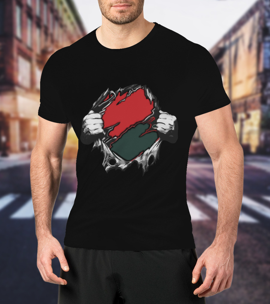 Red And Green Inner Strength Pa Ca T-Shirt