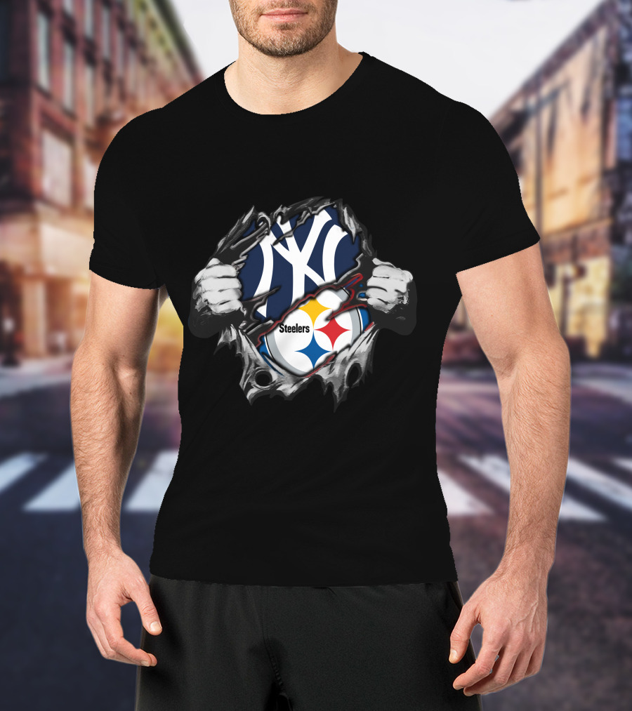 Steelers Yankees Crossover Fan T-Shirt