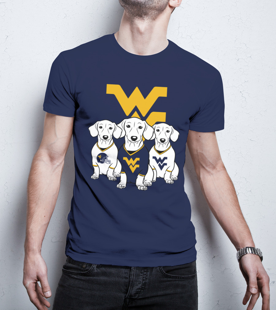 Wvu Mountaineers Dogs T-Shirt