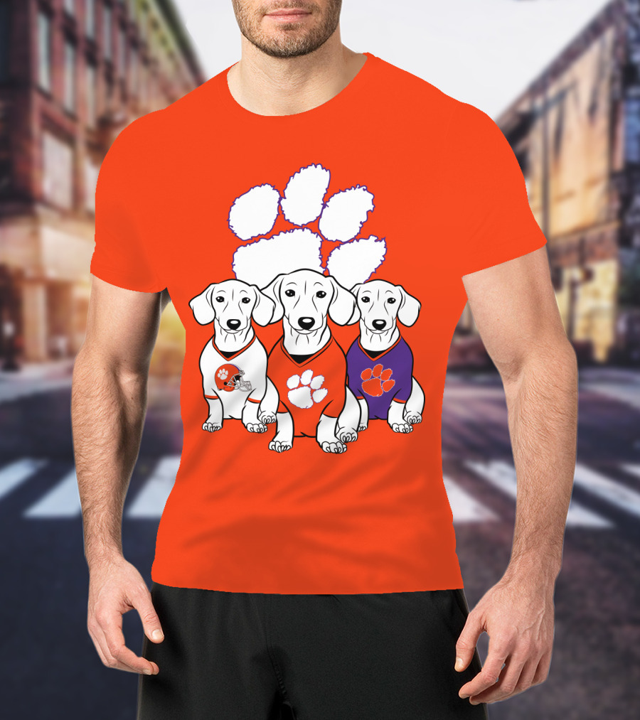 Clemson Tigers Dachshund T-Shirt