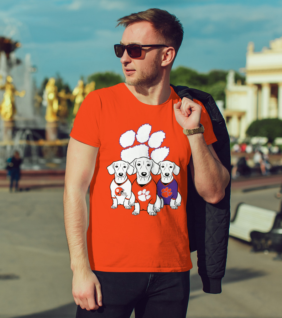 Clemson Tigers Dachshund T-Shirt