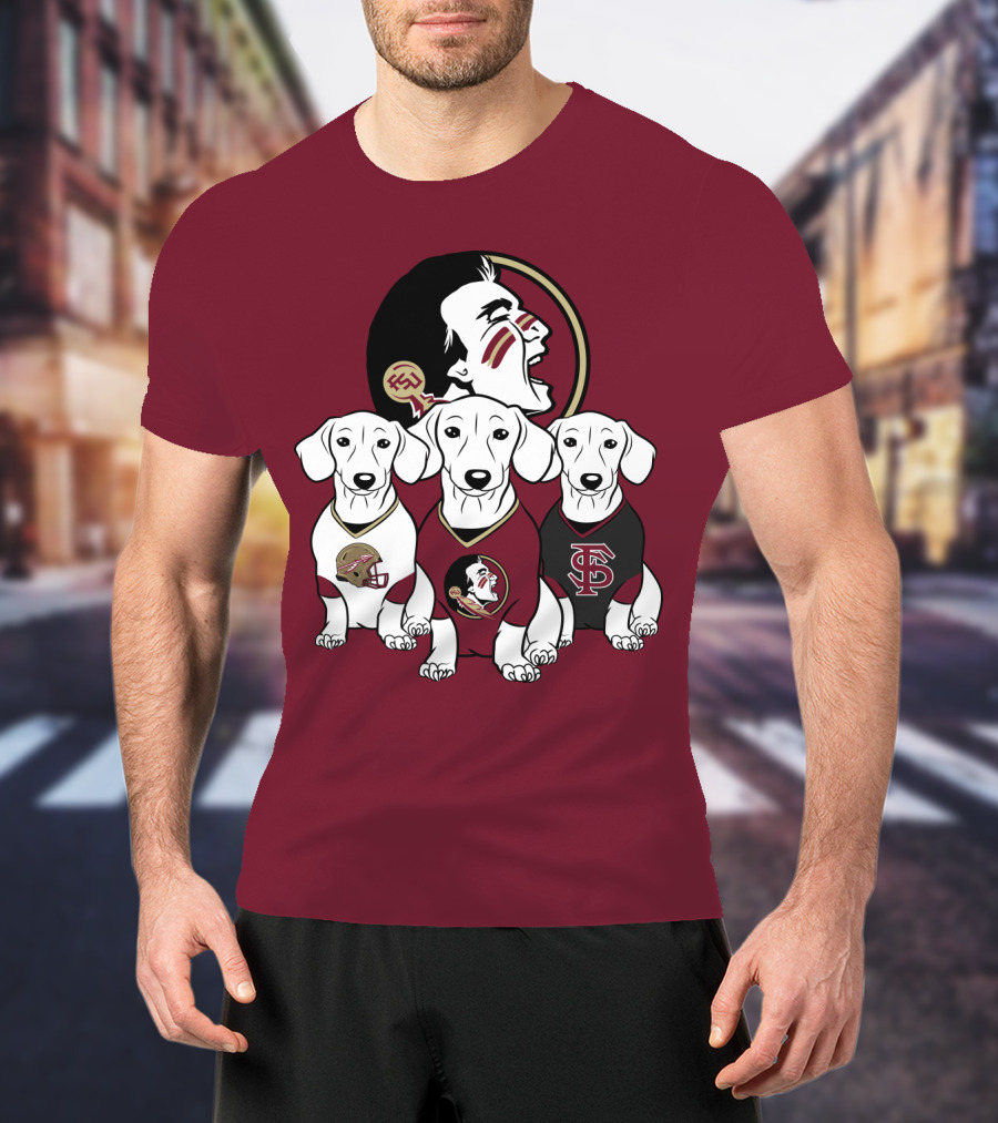 Florida State Seminoles Dogs T-Shirt