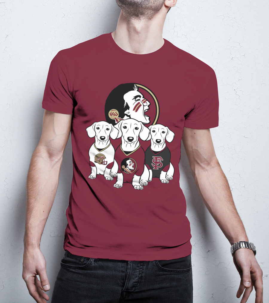 Florida State Seminoles Dogs T-Shirt