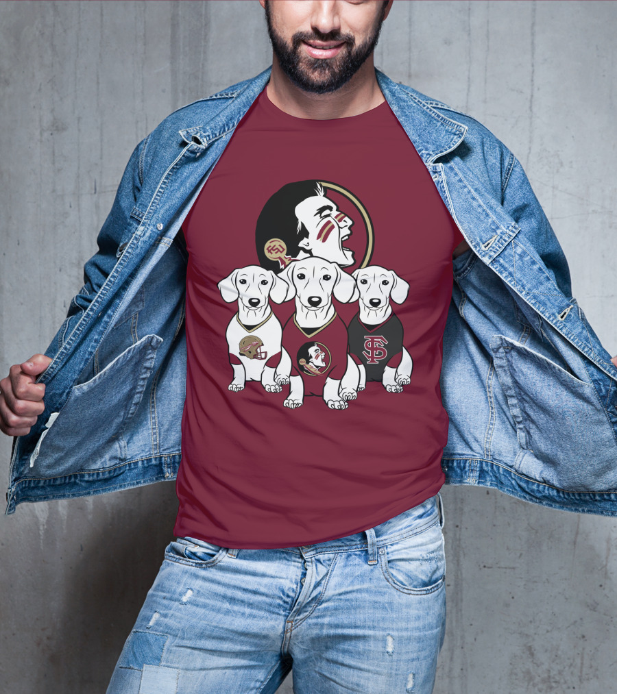 Florida State Seminoles Dogs T-Shirt