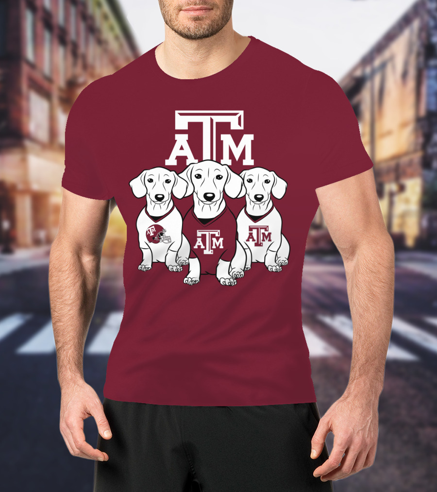 Texas A&M Dog Trio T-Shirt