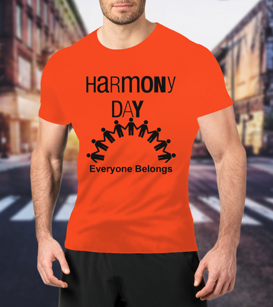 Harmony Day 21 March Everyone Belongs T-Shirt