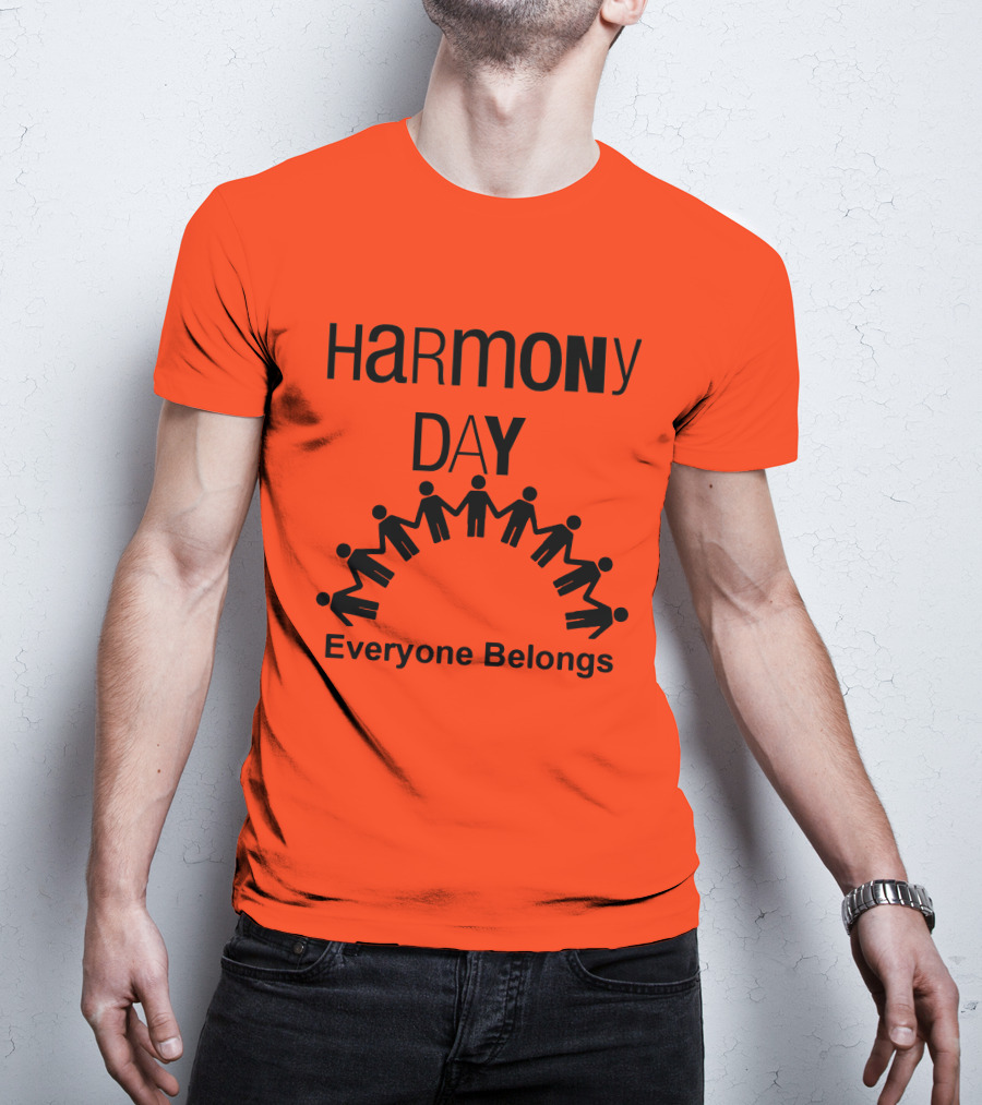 Harmony Day 21 March Everyone Belongs T-Shirt