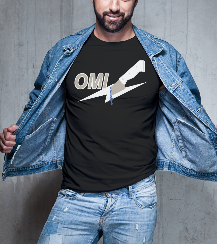 OMI Knife Stab Graphic Reloaded Merch T-Shirt