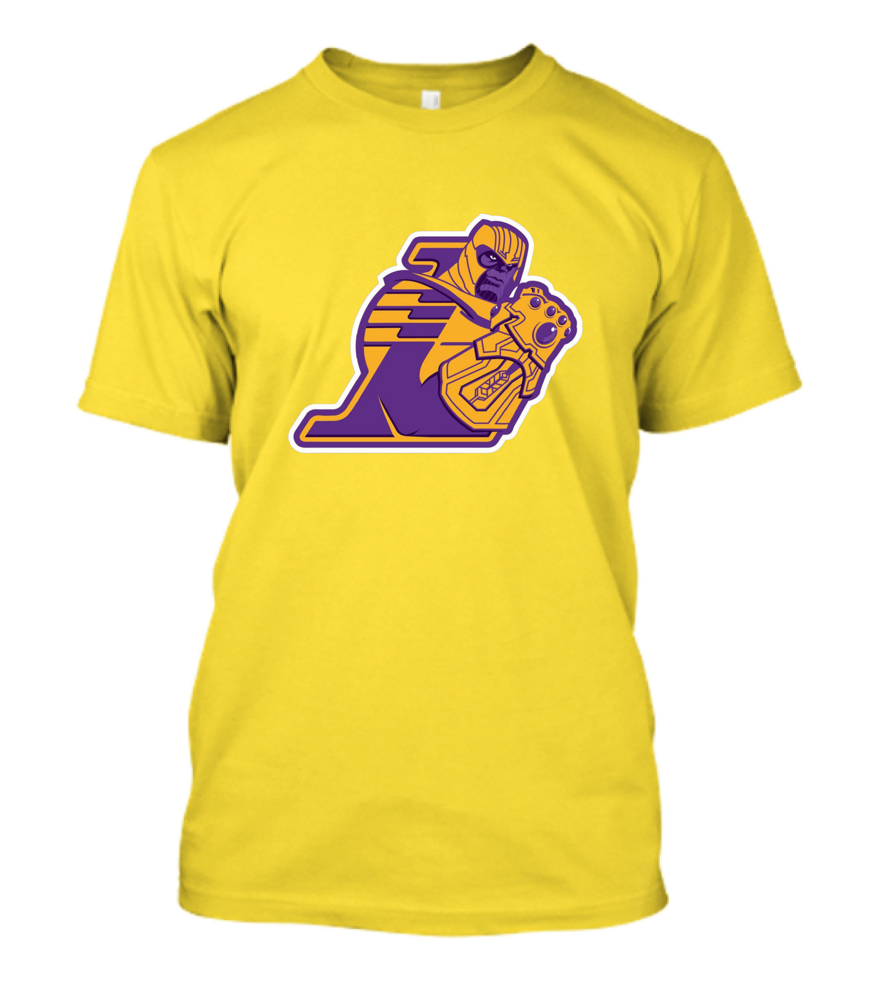 LA Lakers Thanos Infinity Gauntlet Mashup T-Shirt
