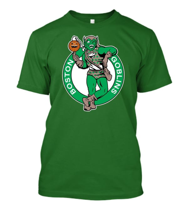 Boston Goblins Halloween Basketball Crossover T-Shirt