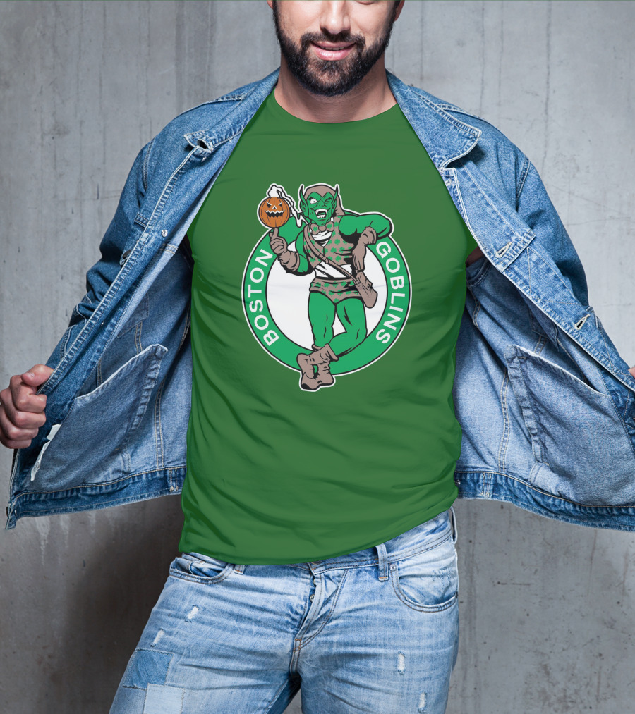 Boston Goblins Halloween Basketball Crossover T-Shirt