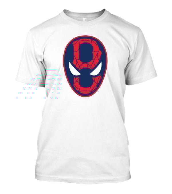 Boston Spider Sox MLB Web Pattern Mask T-Shirt