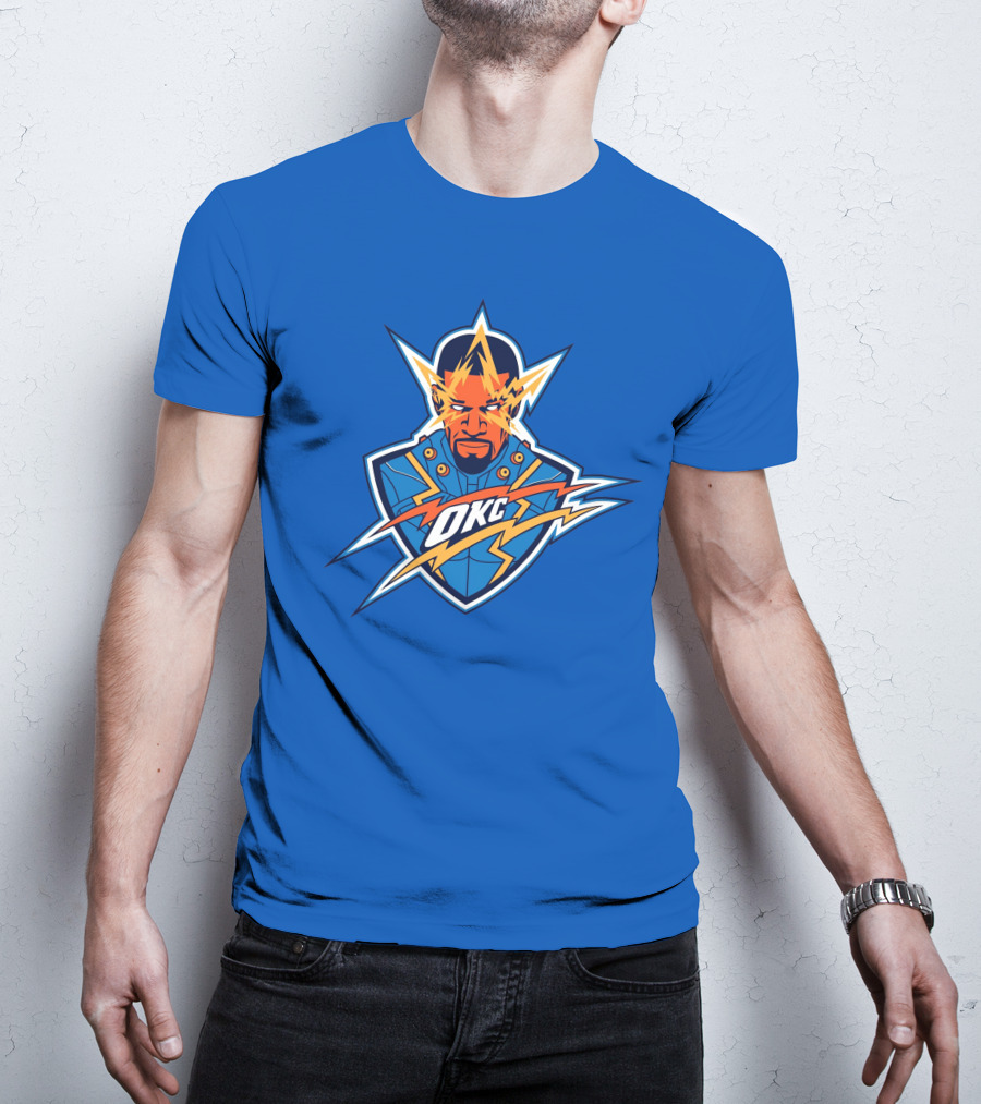 OKC Electro NBA Thunder Inspired T-Shirt