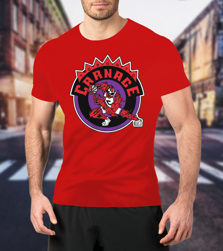 Toronto Carnage NBA Venomous Slam Dunk Apex T-Shirt