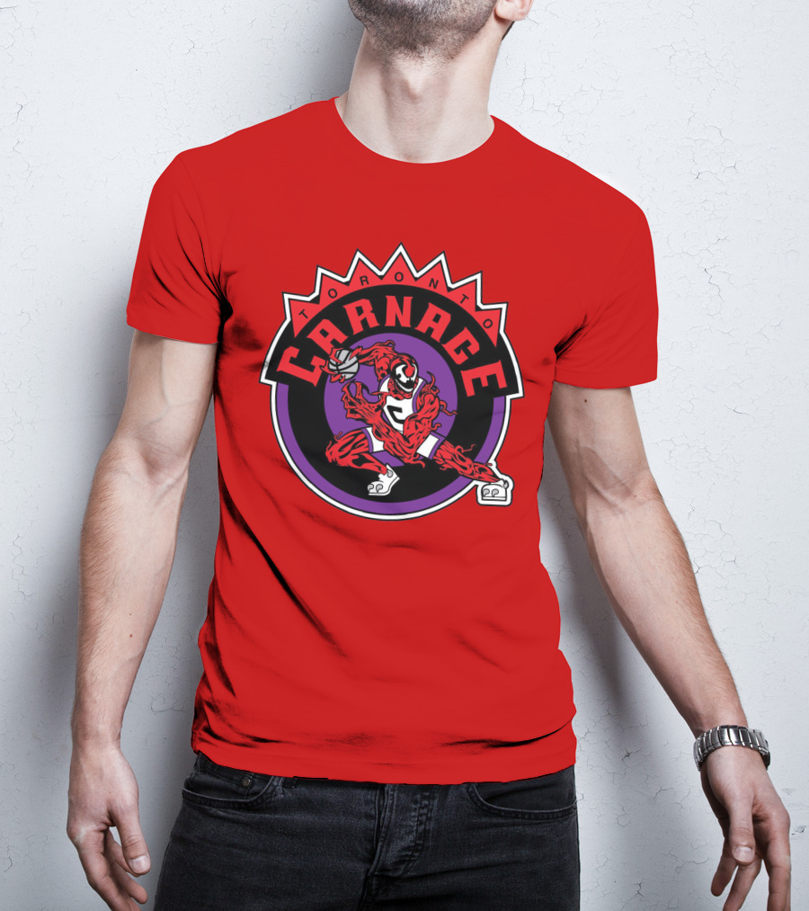 Toronto Carnage NBA Venomous Slam Dunk Apex T-Shirt