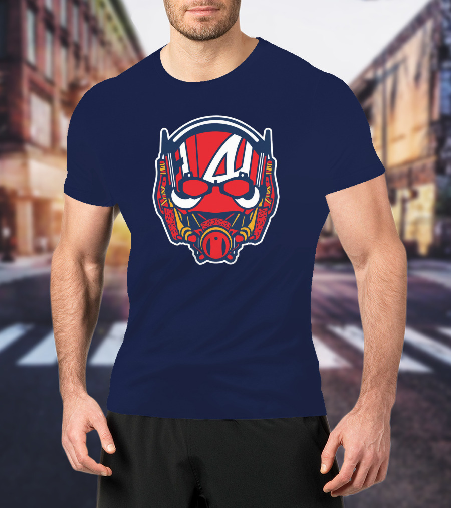 Atlanta Antman Braves Mlb Mashup T-Shirt