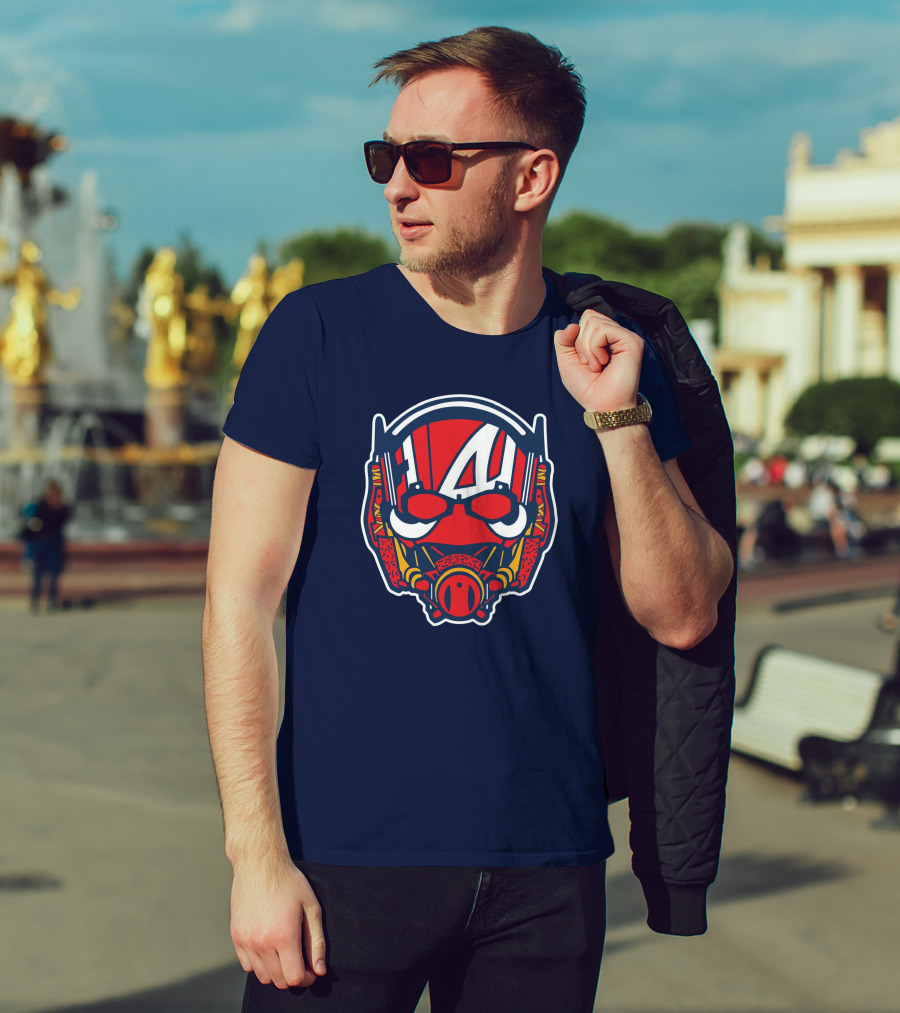 Atlanta Antman Braves Mlb Mashup T-Shirt