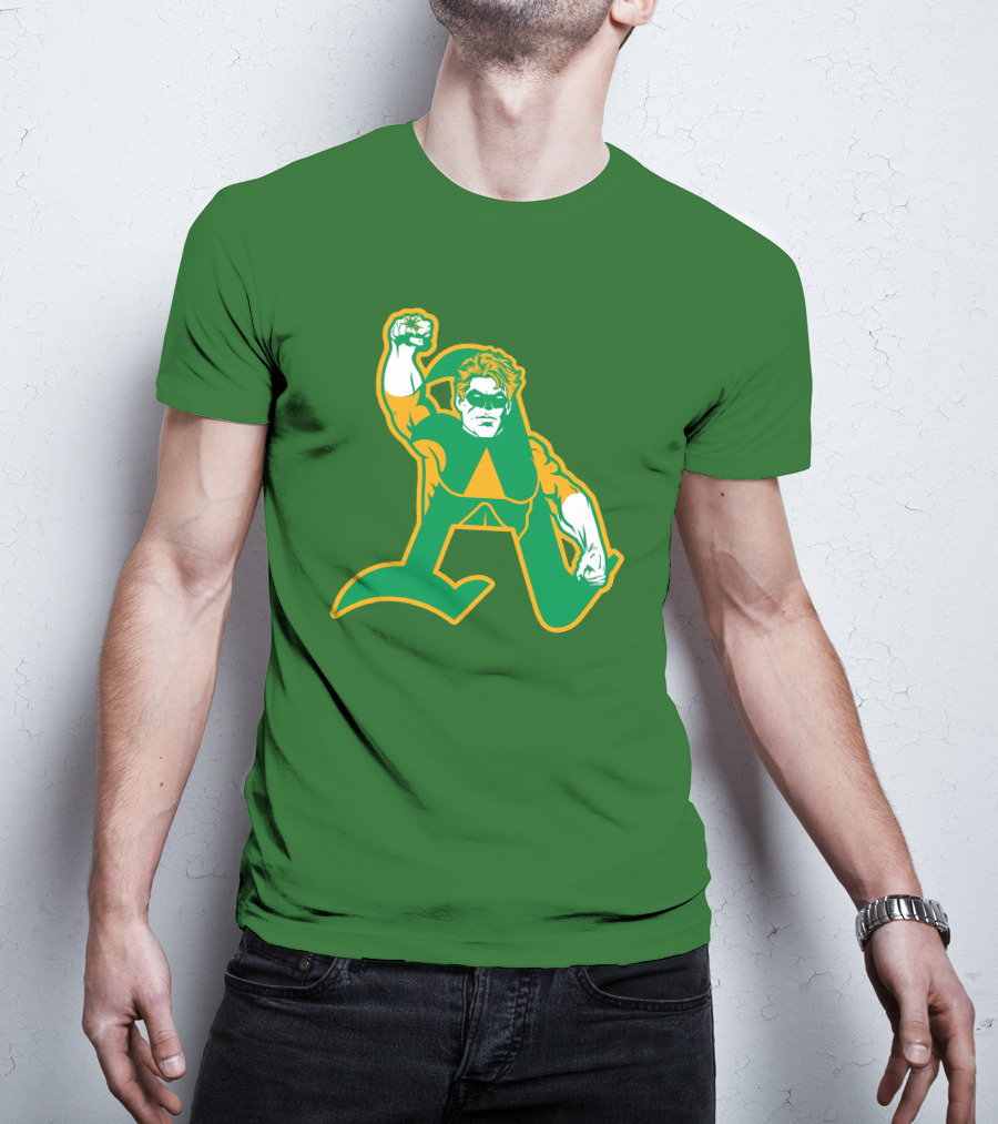 Oakland Athletics Green Lantern MLB Crossover T-Shirt