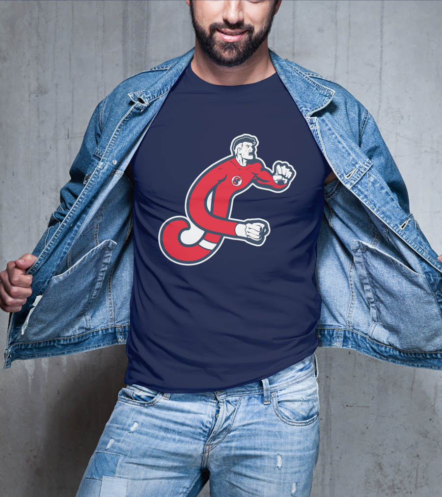 Cleveland Mr. Fantastics MLB Stretching Superhero T-Shirt