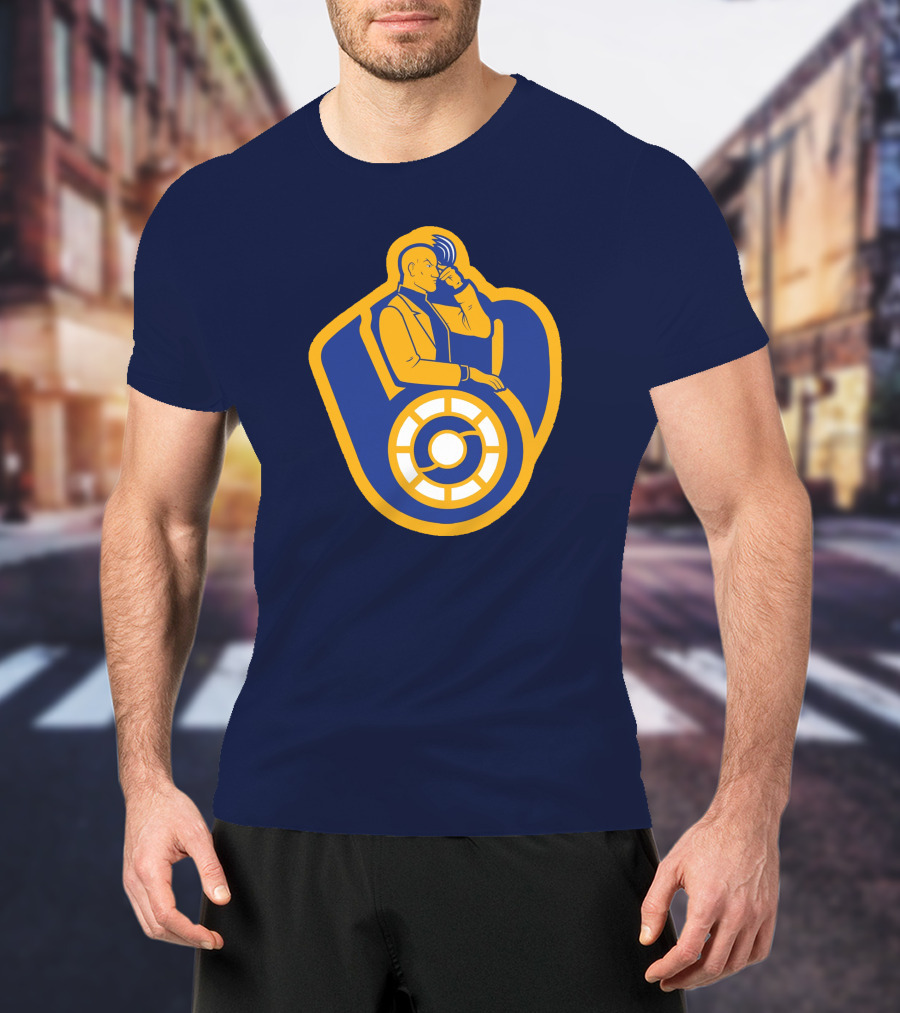 Milwaukee Professor X MLB Brewers Mashup T-Shirt