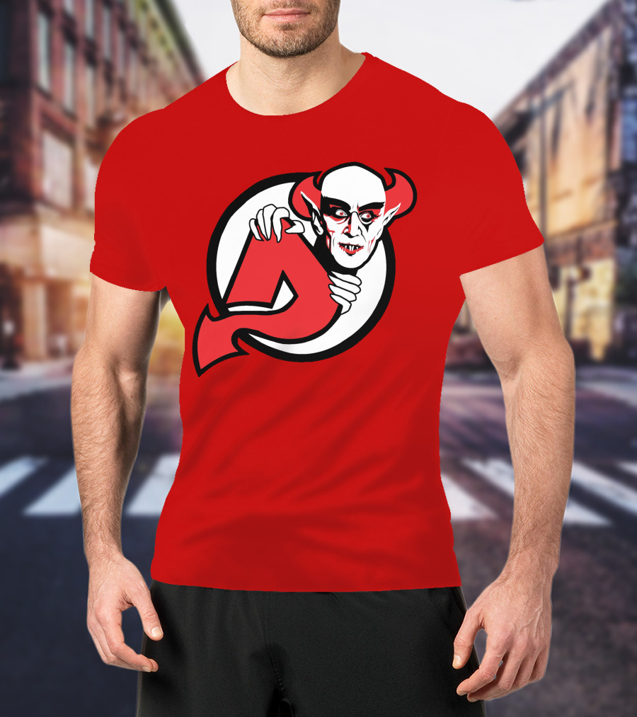 New Jersey Devils Nosferatu NHL T-Shirt