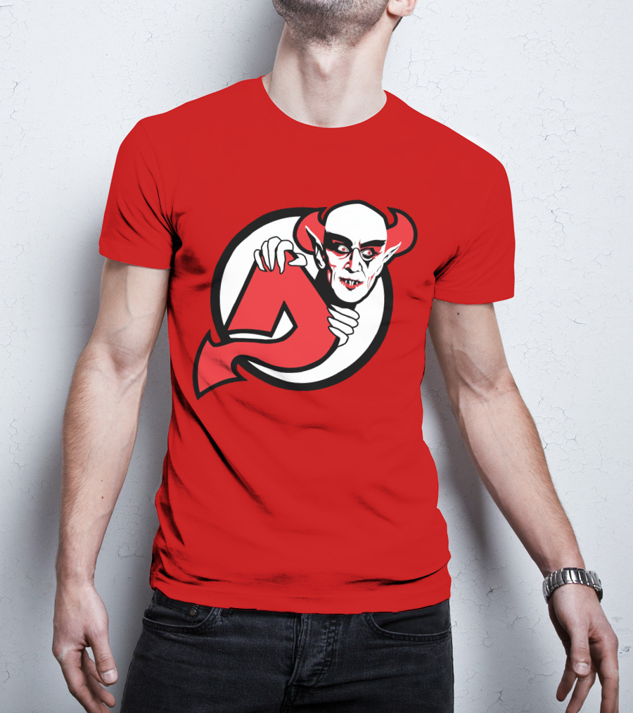 New Jersey Devils Nosferatu NHL T-Shirt