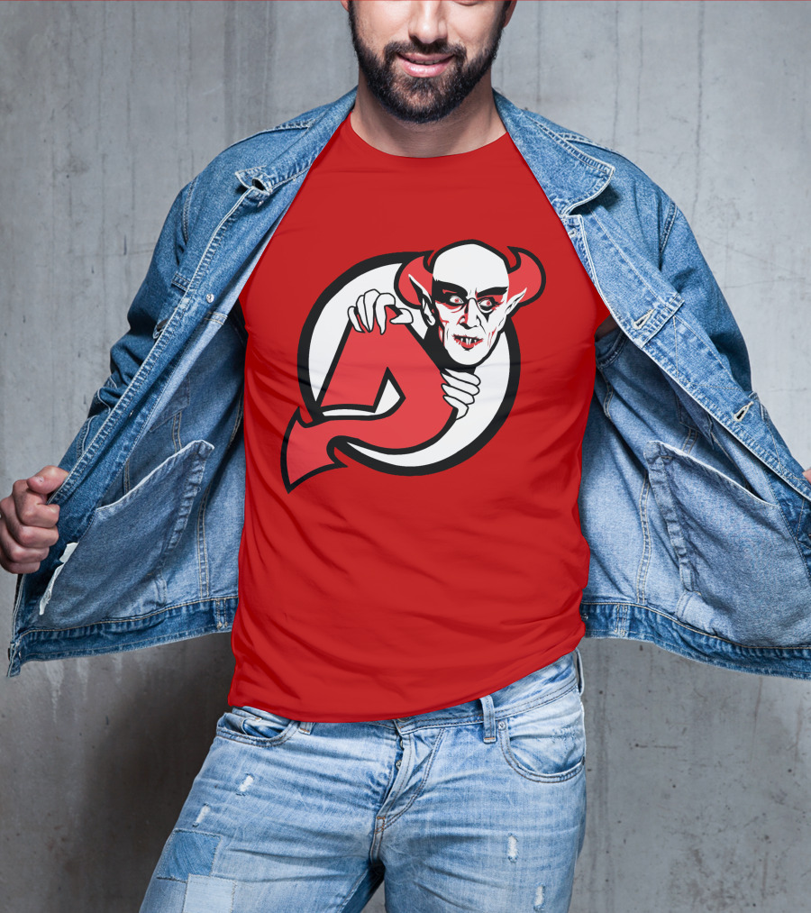 New Jersey Devils Nosferatu NHL T-Shirt