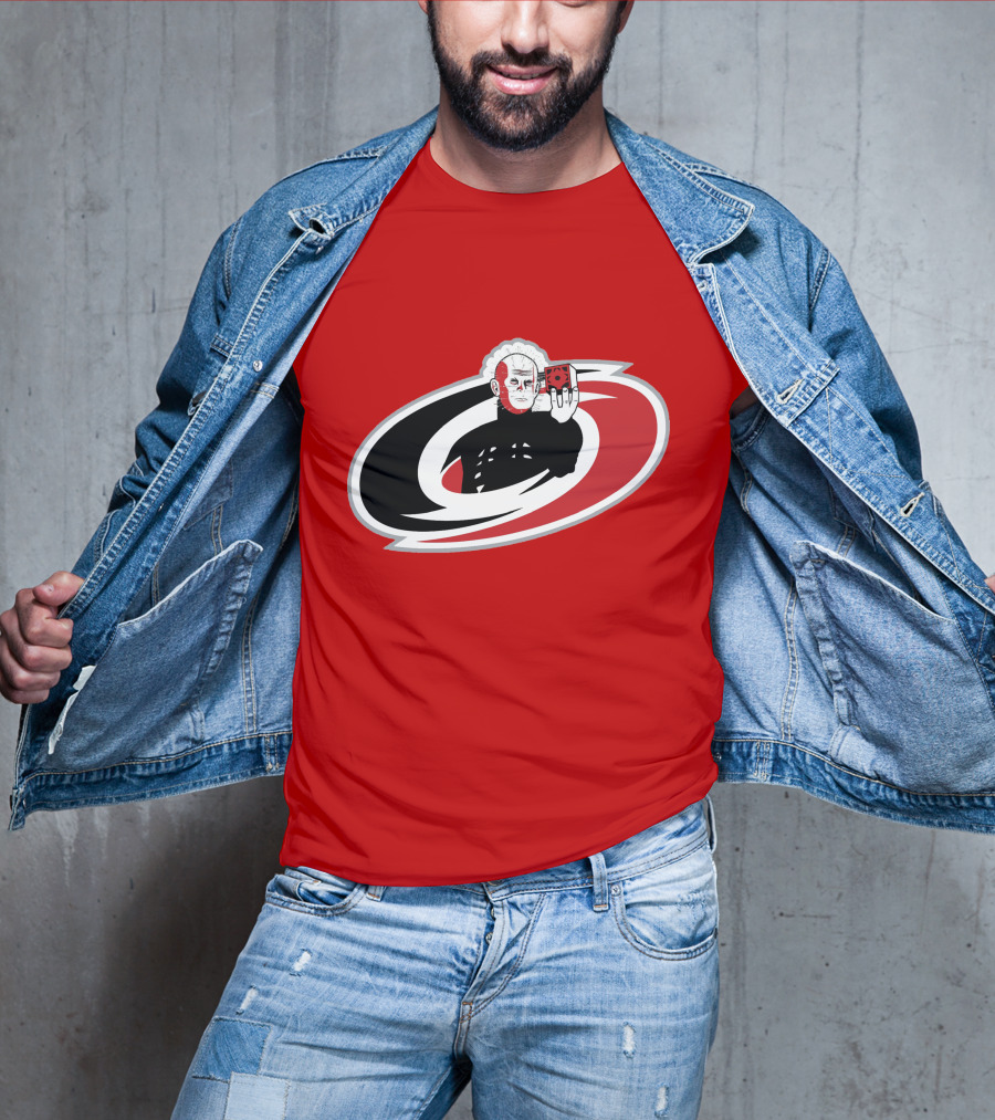 Carolina Hellraisers NHL Horror-Themed Hockey T-Shirt