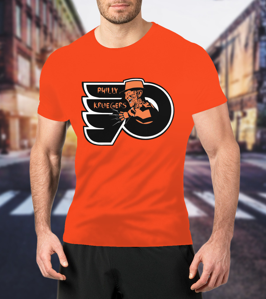 Philly Kruegers NHL Horror Hockey Fusion T-Shirt