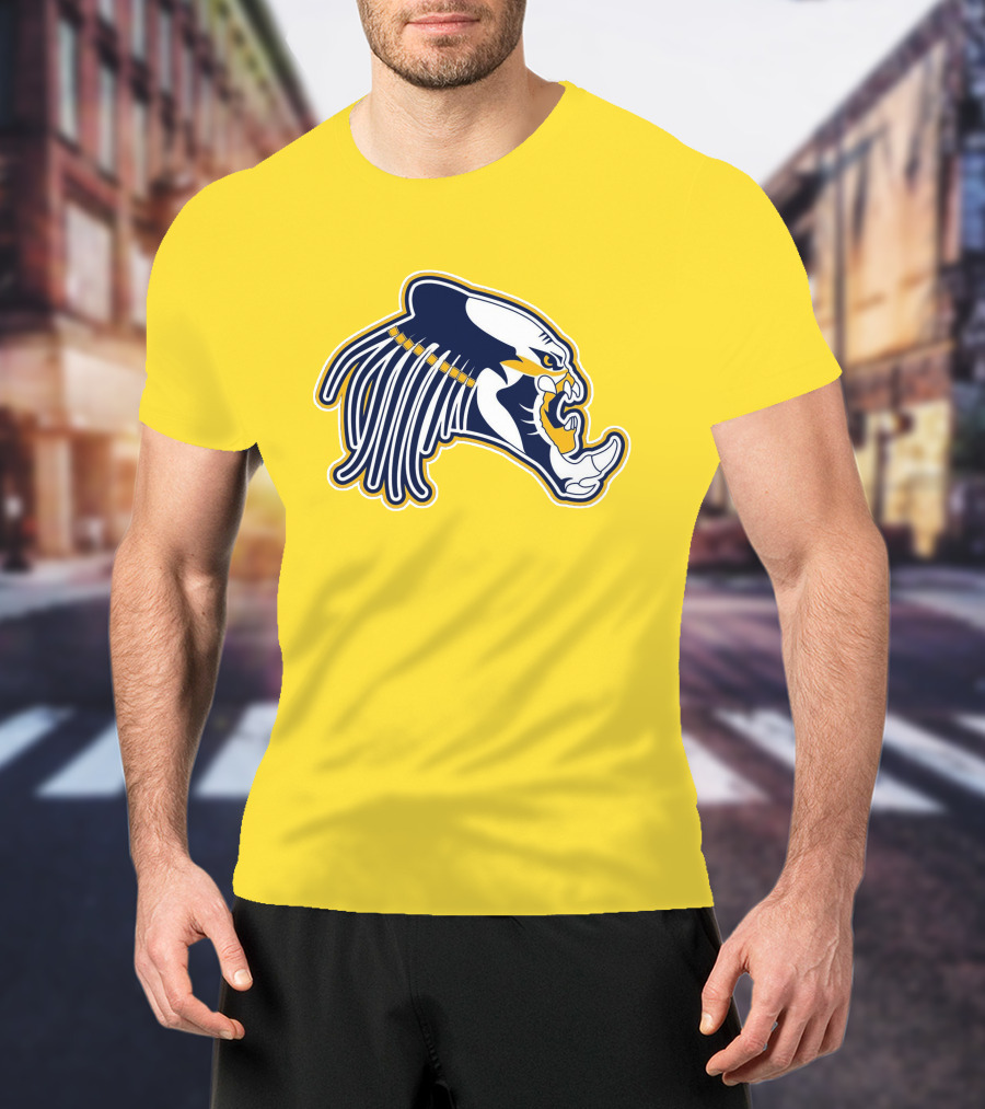 Nashville Predators Logo Iconic Saber-Tooth Tiger Head T-Shirt