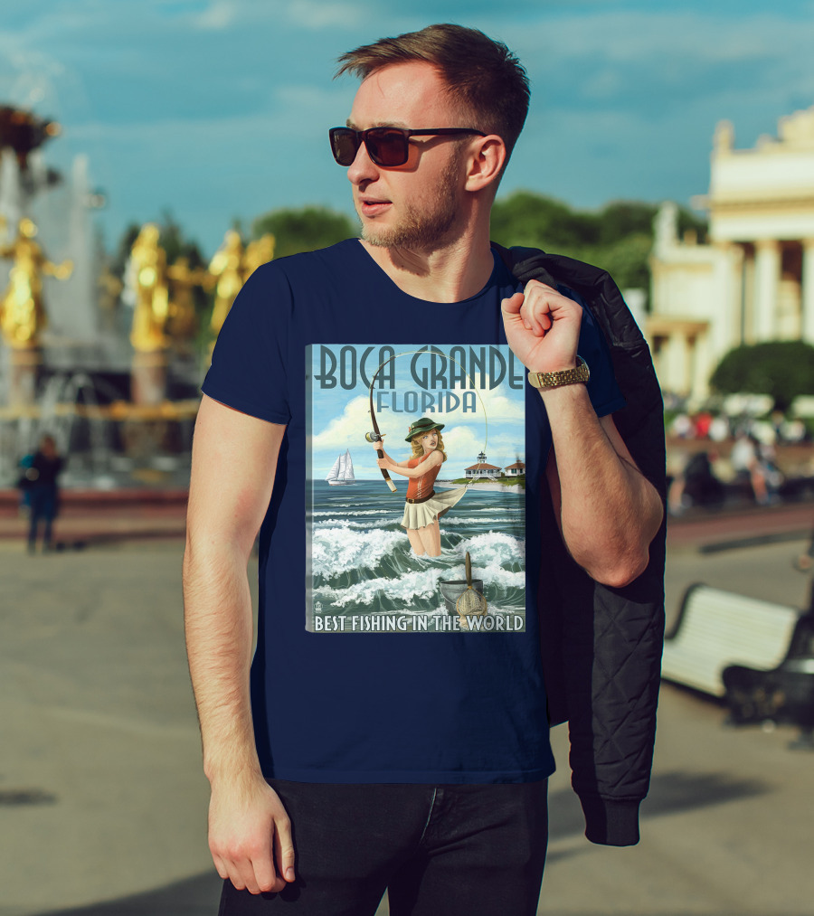 Boca Grande Florida Best Fishing In The World T-Shirt