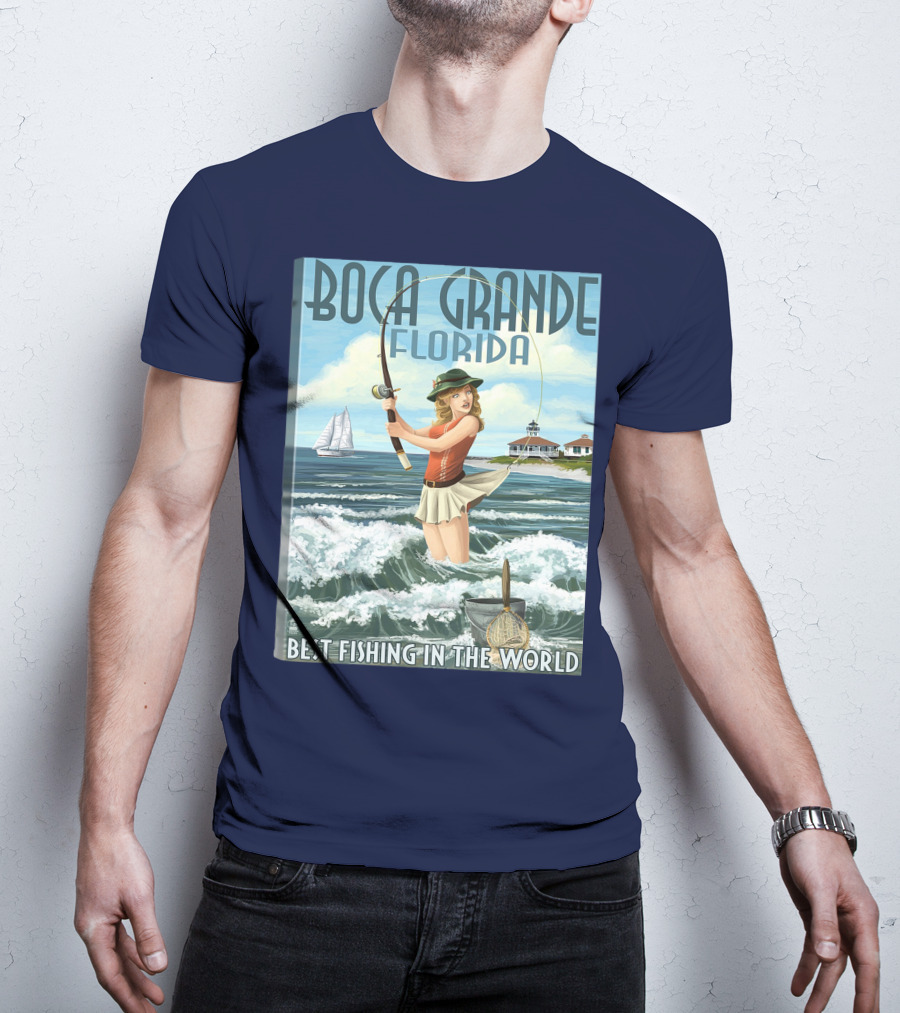 Boca Grande Florida Best Fishing In The World T-Shirt