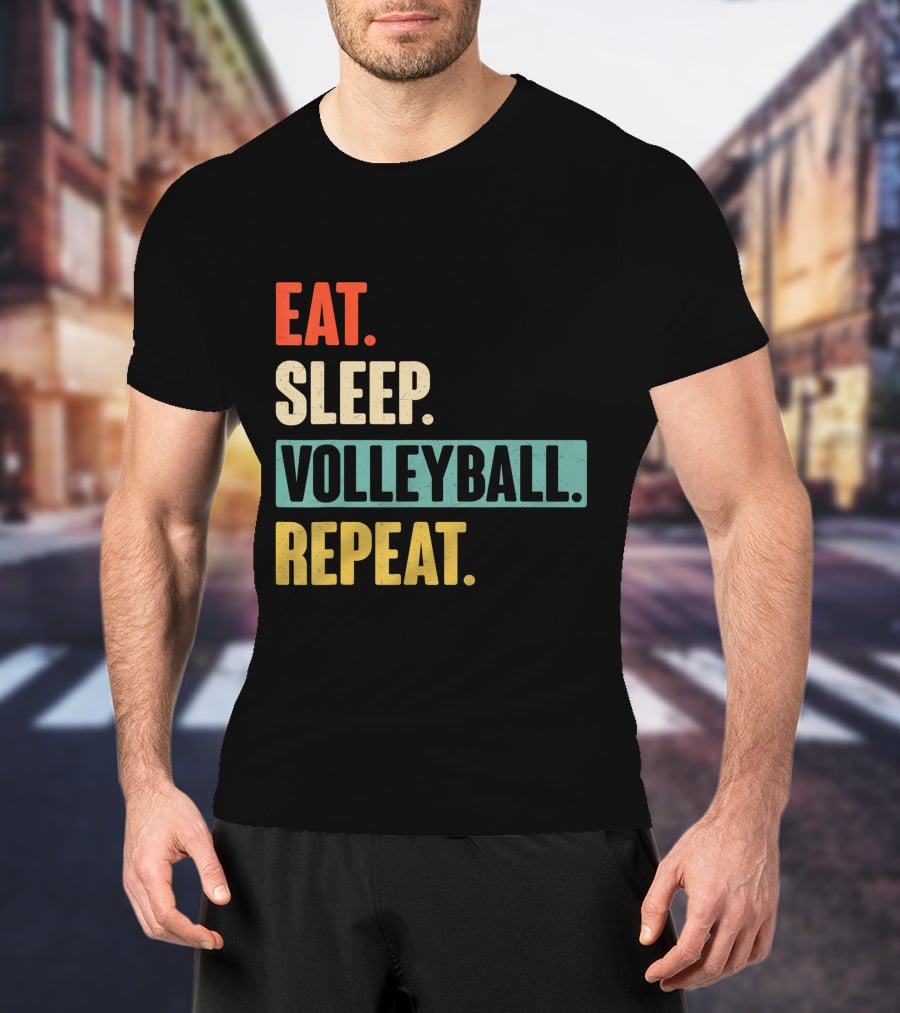 Eat Sleep Volleyball Repeat Vintage Volleyball Classic T-Shirt