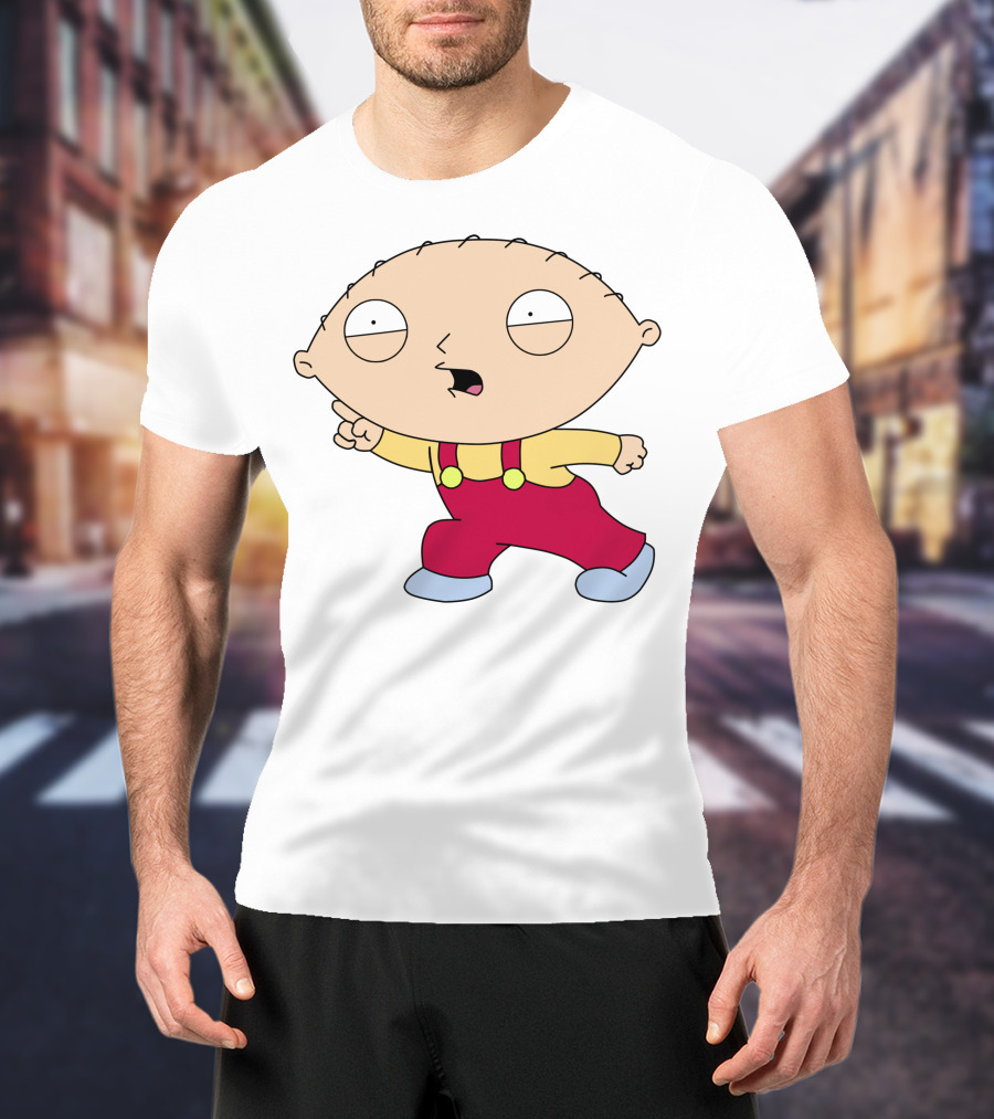 Stewie Griffin Angry Pose Family Guy Character T-Shirt