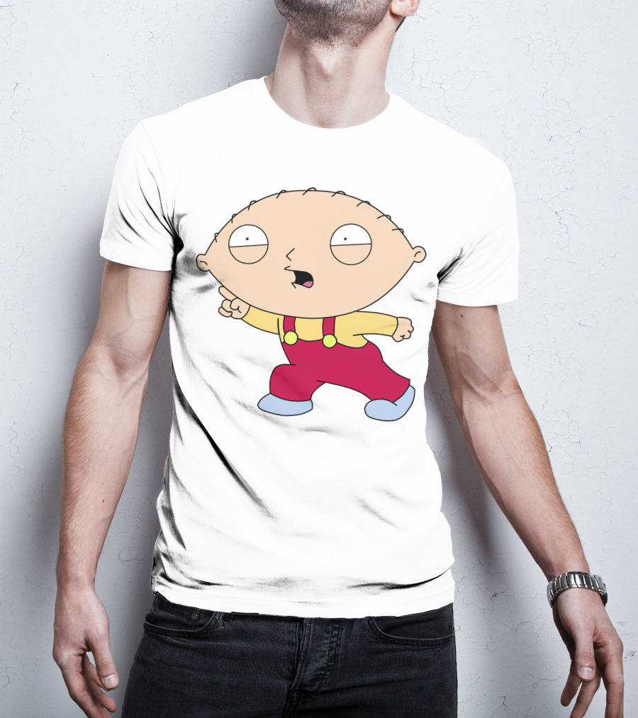 Stewie Griffin Angry Pose Family Guy Character T-Shirt