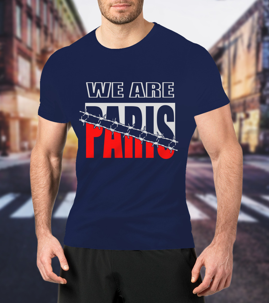 WE ARE PARIS Barbed Wire T-Shirt