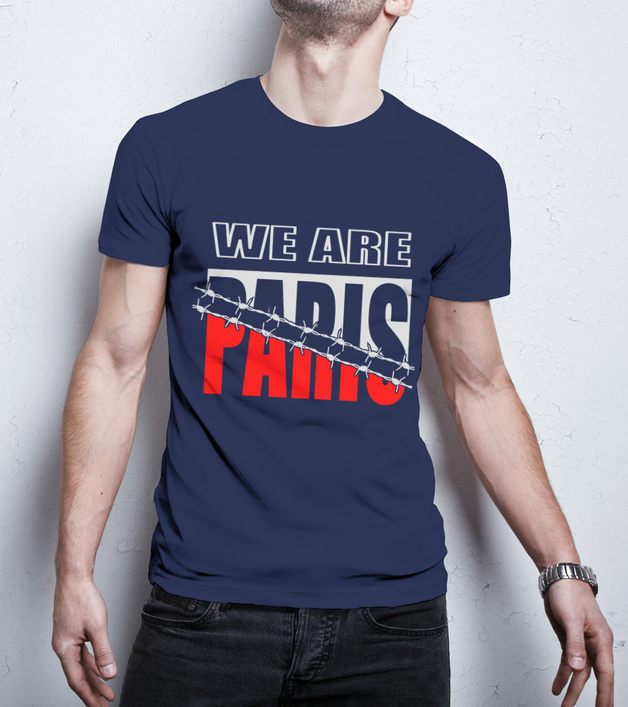 WE ARE PARIS Barbed Wire T-Shirt