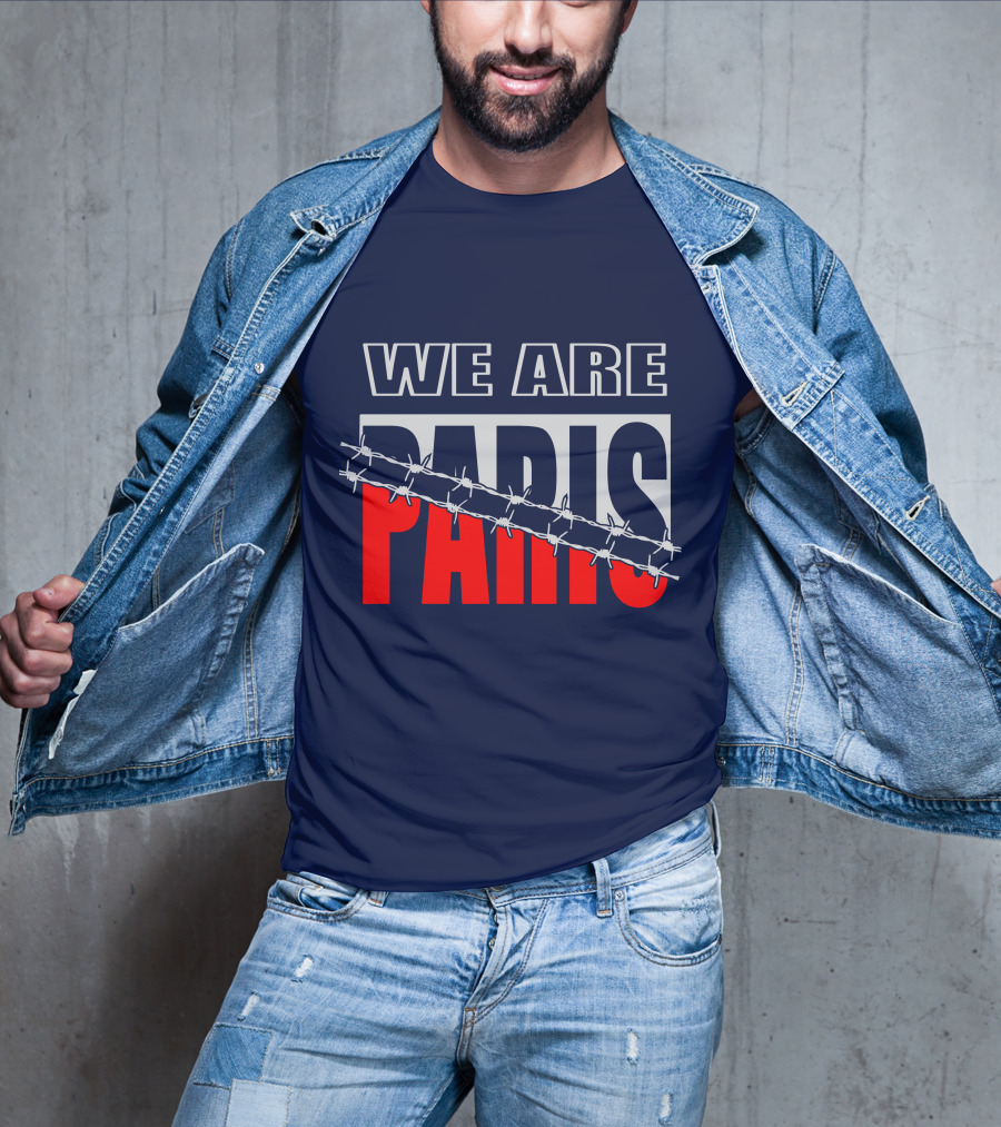 WE ARE PARIS Barbed Wire T-Shirt