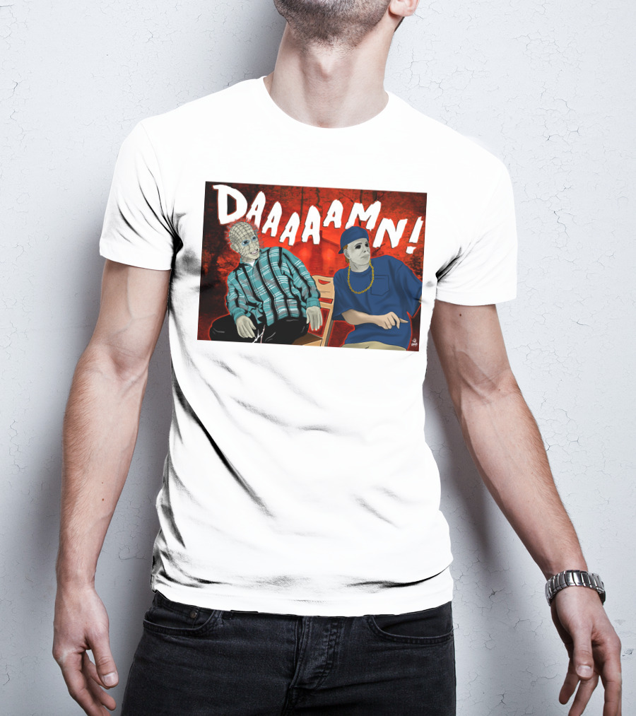 Daaaamn Horror Parody Friday Movie Scene T-Shirt