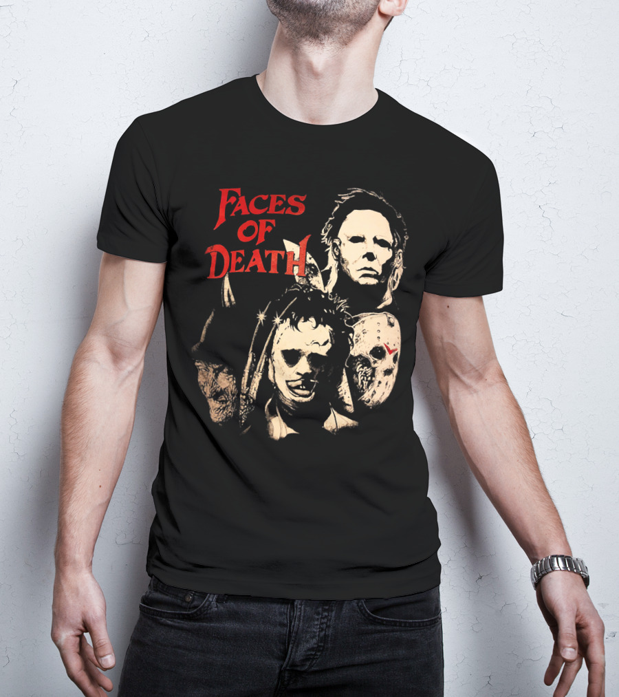 Faces Of Death Michael Myers Horror Icons T-Shirt