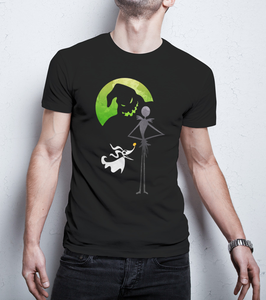 Jack Skellington Zero Oogie Boogie Moon T-Shirt