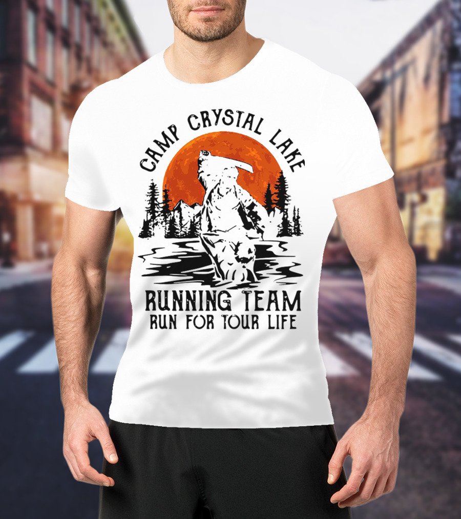 Camp Crystal Lake Running Team Run For Your Life T-Shirt