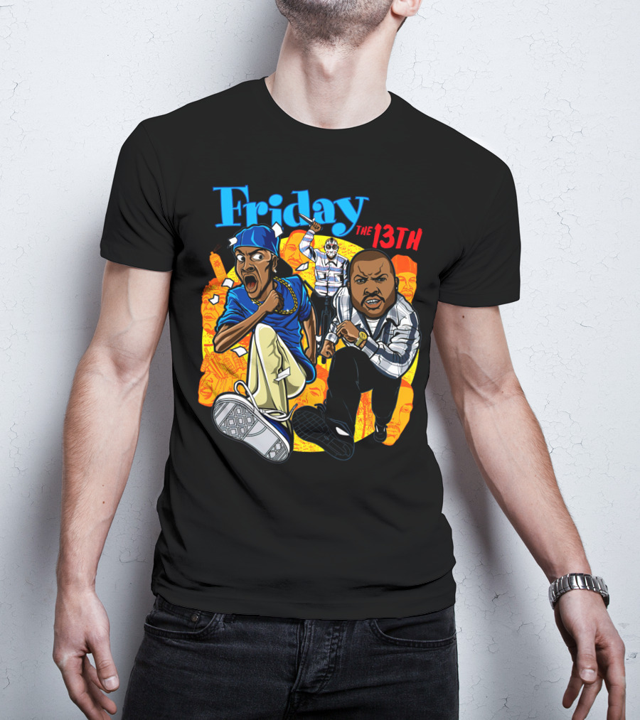 Friday The 13th Crossover With Ice Cube And Chris Tucker Characters T-Shirt