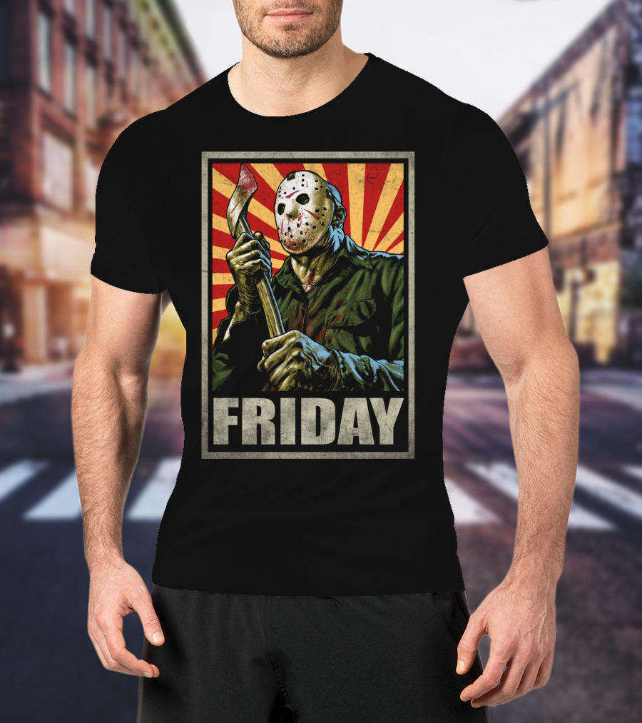 Jason Voorhees Friday Retro Horror T-Shirt