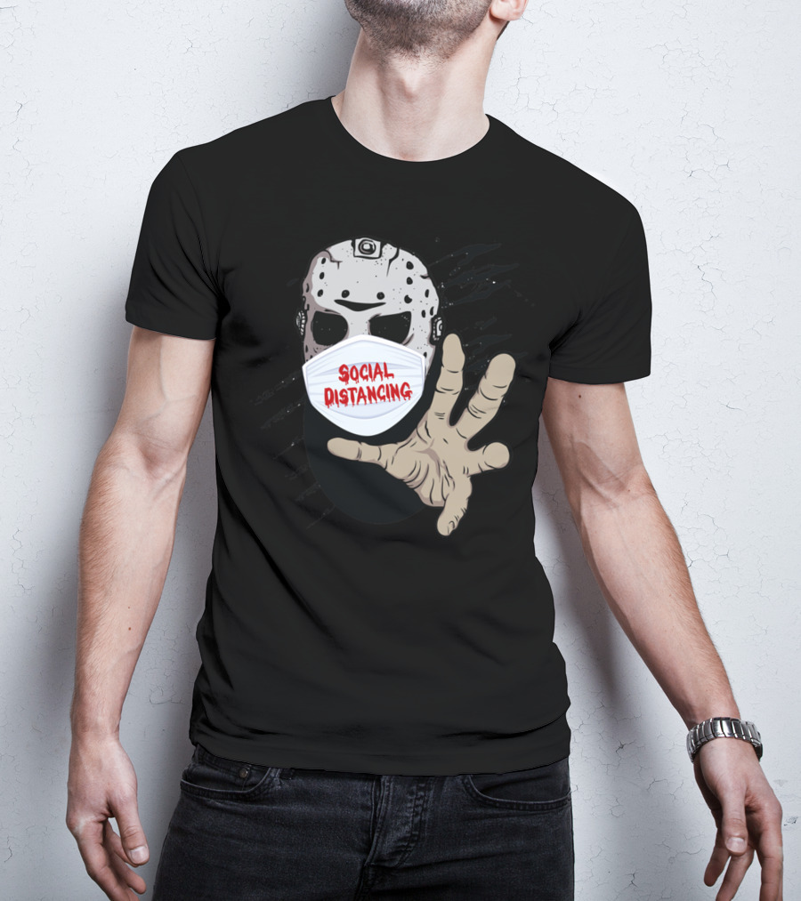Jason Mask Social Distancing T-Shirt
