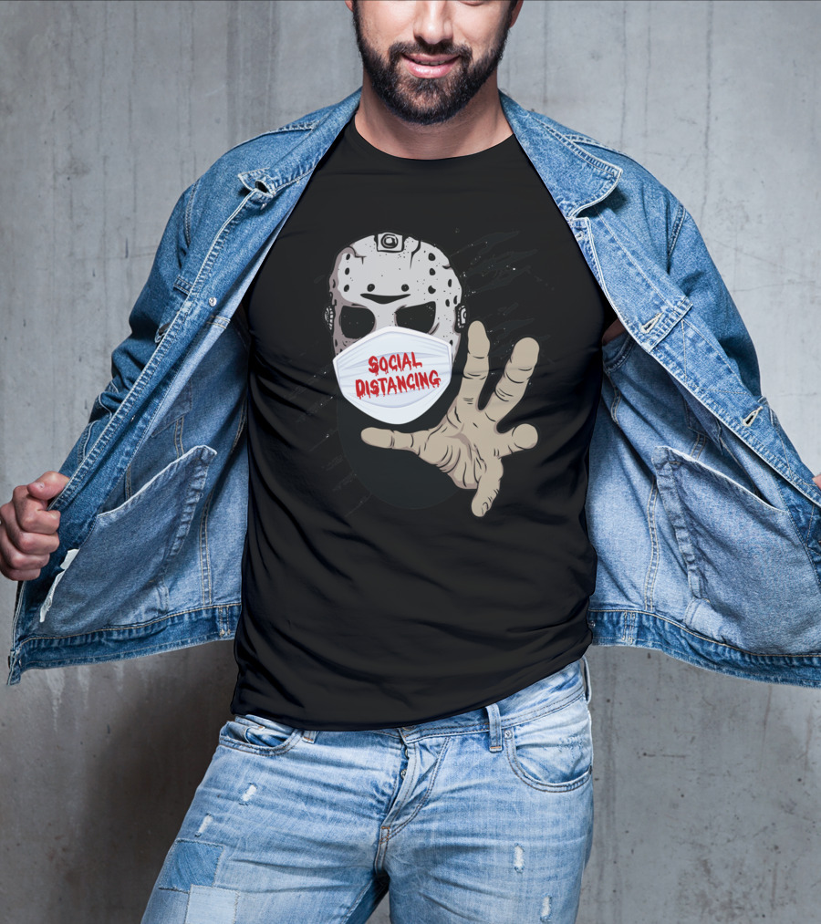 Jason Mask Social Distancing T-Shirt