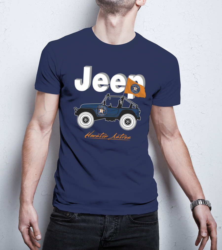 Jeep Houston Astros Flag T-Shirt
