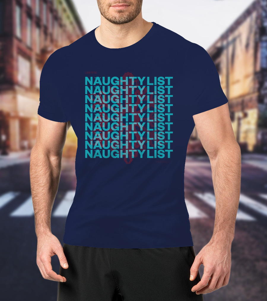 Liam Payne Naughty List Merch Shop Exclusive T-Shirt
