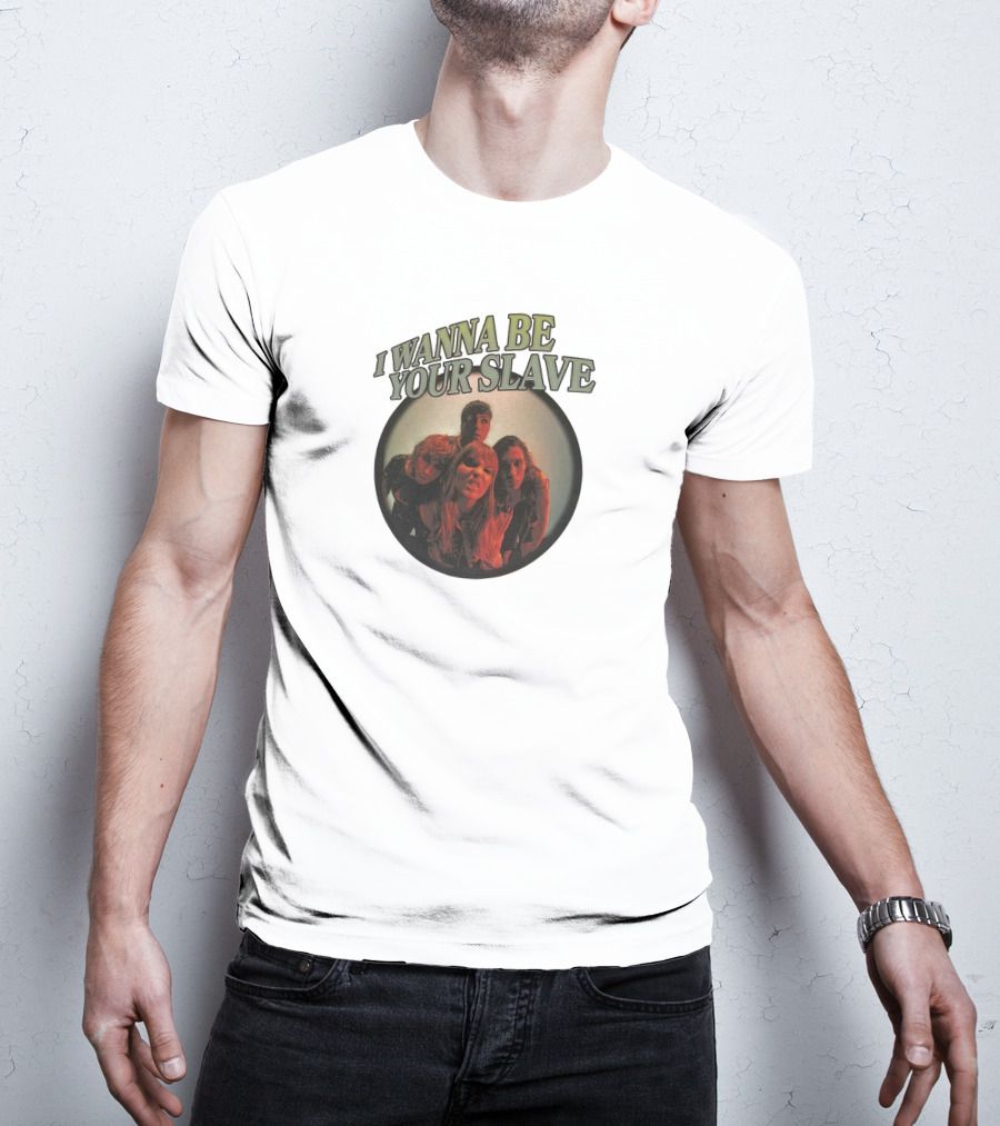 I WANNA BE YOUR SLAVE Maneskin Merch T-Shirt