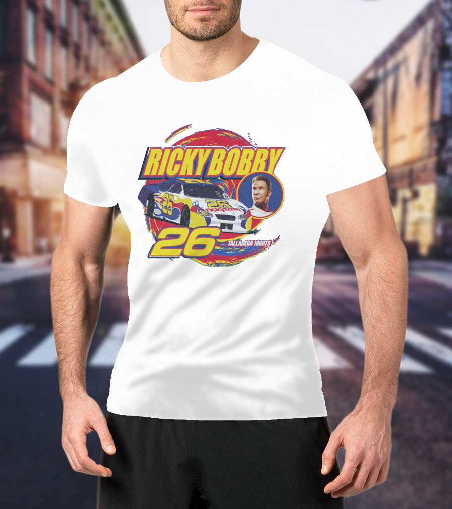 Ricky Bobby 26 Talladega Nights Racing Car T-Shirt